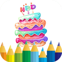 birthday cake coloring game