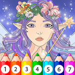 Fantasy Coloring by Numbers