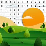 Landscape Art Color By Numbers