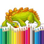 Dinosaur Coloring Book