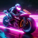 Neon Bike Race - Traffic Rider