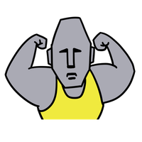 Muscle Moai Kun