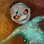 Scary Baby Girl in House 3D