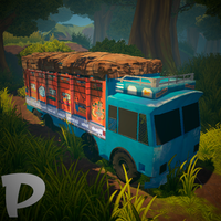 Real Indian Truck Park Driving