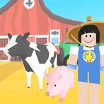Farmer parkour on the farm