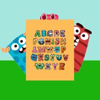 Alphabet Monster Hide and Seek