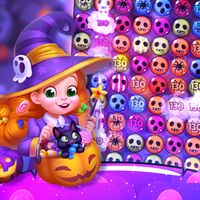 Game Match 3 - Candy Halloween
