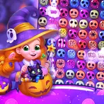 Game Match 3 - Candy Halloween