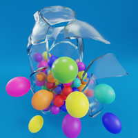 Colorful Crushing 3D