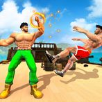 Bodybuilder Gym Ring Fight