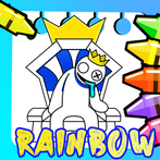 rainbow friends coloring game
