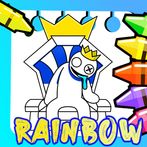 rainbow friends coloring game
