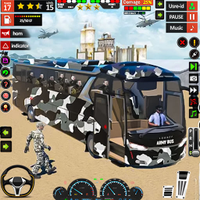Bus Simulator Army Bus Driving
