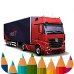 Container Trucks : Coloring