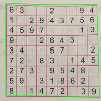 Sudoku Camera Solver