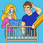 Draw Happy Baby : Puzzle Game