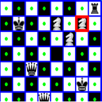 Chess Queen,Rook,Knight and Ki