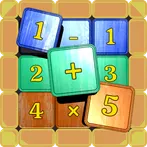 Sliding Math Puzzle - Simple E