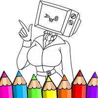 TV Women Skibydi Draw & Paint