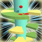 3D Helix Tower bouncing ball j