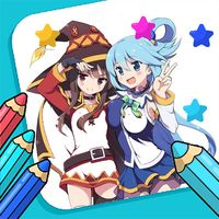 konosuba coloring book