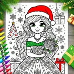 Princess Beauty Coloring Book
