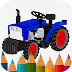 tractor coloring book