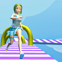 Anime Girl Runner 3d Game