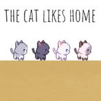 The cat likes home