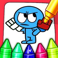 Azul Babão coloring book