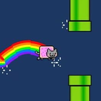Flappy Nyan: flying cat wings