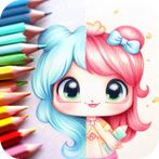 Rainbow Sparkle: Coloring Game