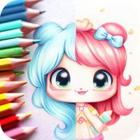 Rainbow Sparkle: Coloring Game