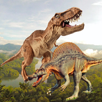 Dino Fighting vs Hungry T-rex