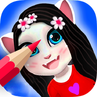 My Angela : Talking Coloring