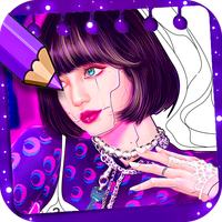 BlackPink color, coloring book