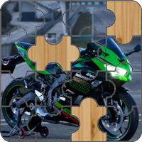 Ninja sports motorbike puzzle