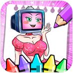 Skibidi Toilet Tv Woman Color