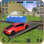 Cargo Transport Train Car Game