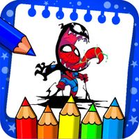 Superhero Venom coloring