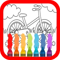 Bike Colouring Book Game