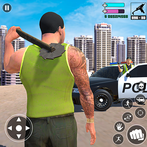 Police Shooting Gangster Chase