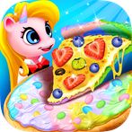 Unicorn Pizza - Rainbow Food