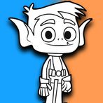 Teen Titans Coloring Book