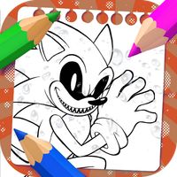 Soni Blue Coloring Hedgehog