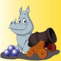 Rhino Shooting Ball