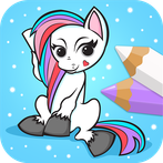 Ponies & Unicorns : Coloring b