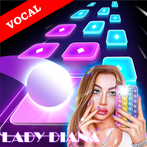 Lady Diana Tiles Hop Game