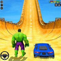 MegaRamp Car Race Hulking Game