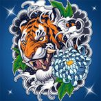 Tattoo Coloring by Number Book